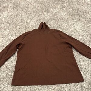 Anna Klein women 's Brown Turtleneck Sweater